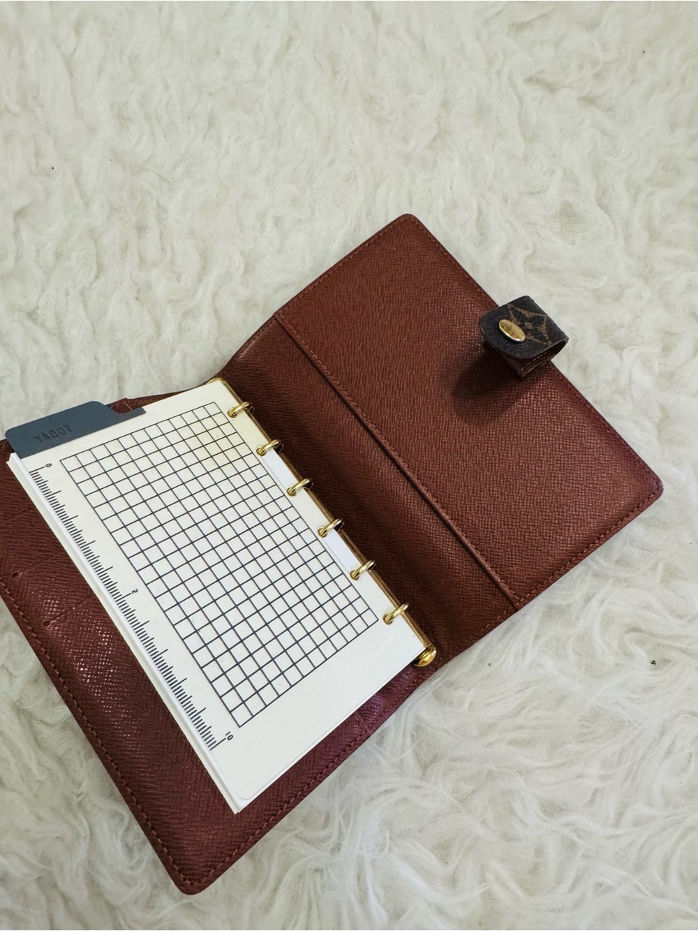 Louis Vuitton Brown Monogram Canvas Agenda Cover - Picture 3 of 12